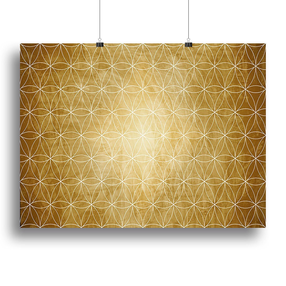 Flower Geometry Canvas Print or Poster