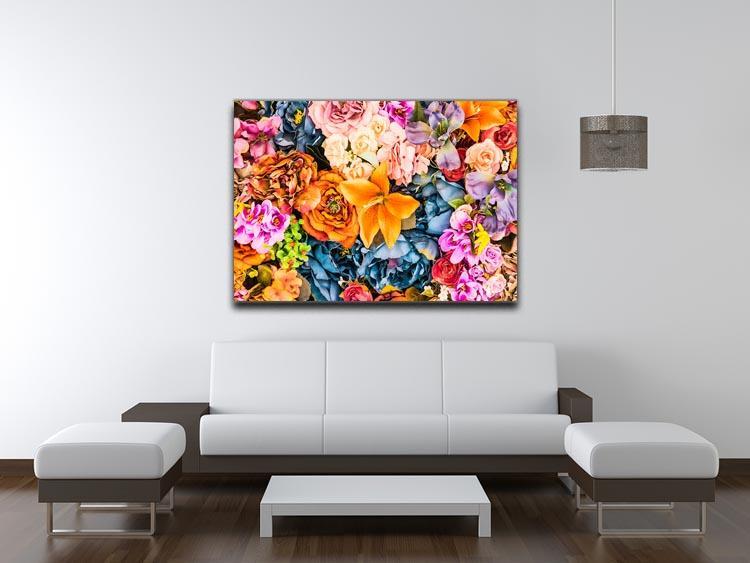 Flower background Canvas Print or Poster - Canvas Art Rocks - 4