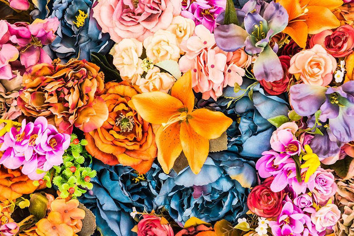 Flower background Wall Mural Wallpaper