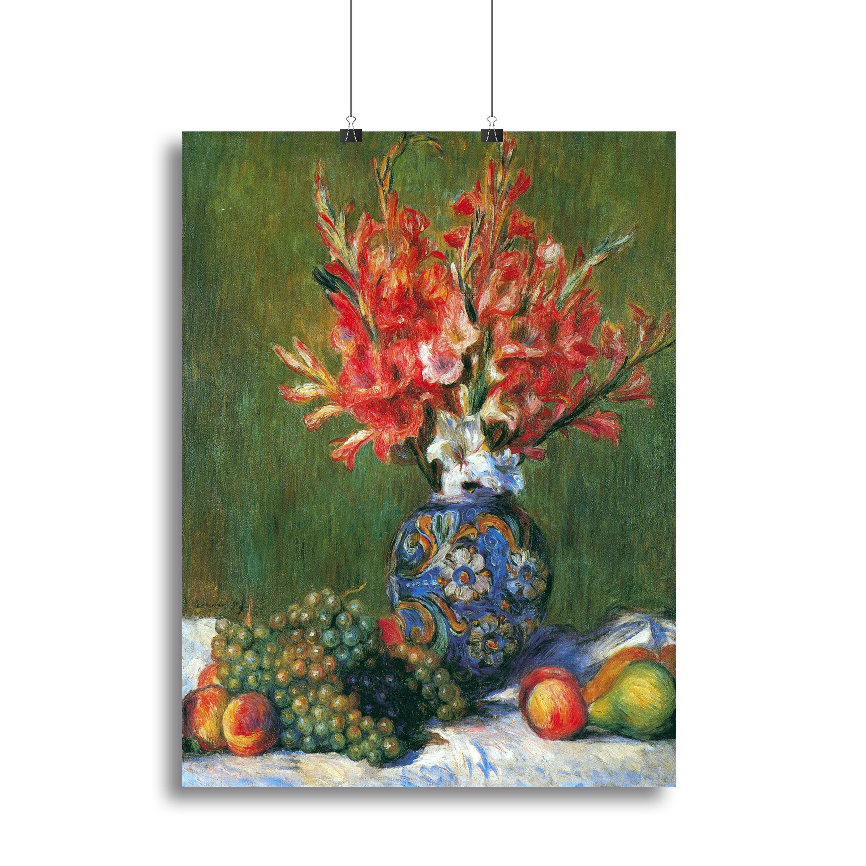 Flowers and Fruit by Renoir Canvas Print or Poster