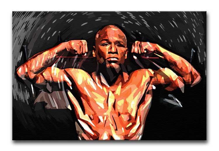 Floyd Mayweather Print - Canvas Art Rocks - 1