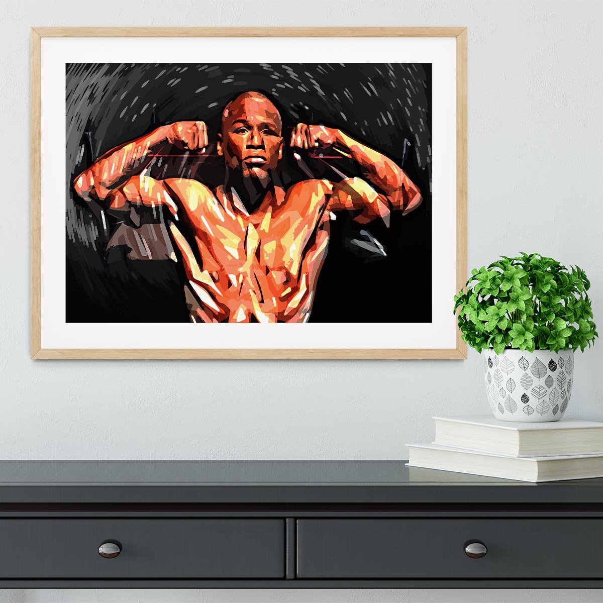 Floyd Mayweather Framed Print - Canvas Art Rocks - 3