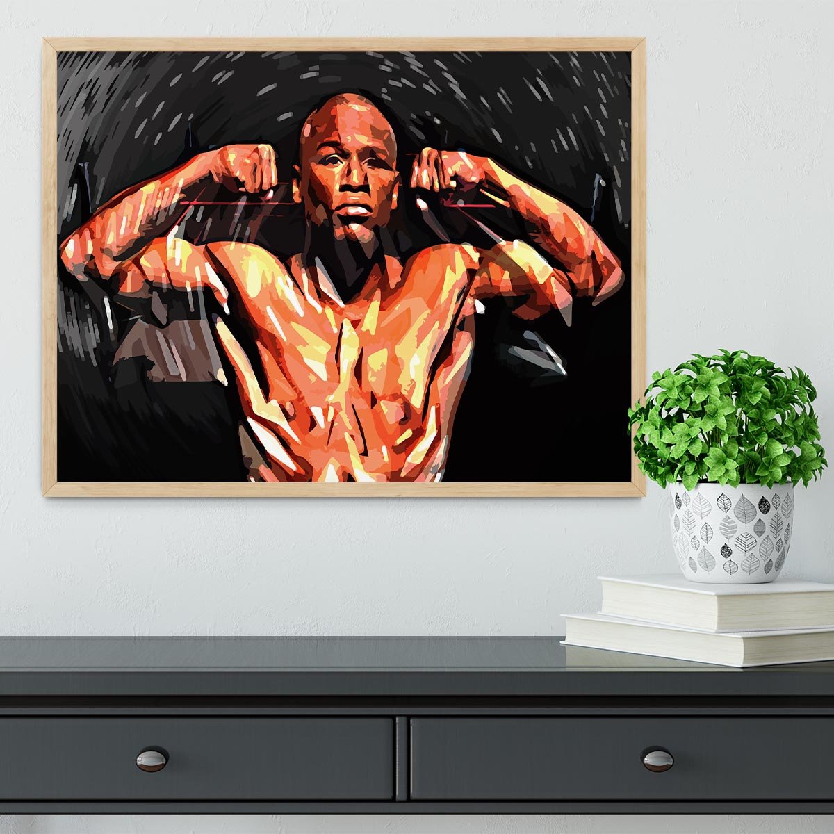 Floyd Mayweather Framed Print - Canvas Art Rocks - 4