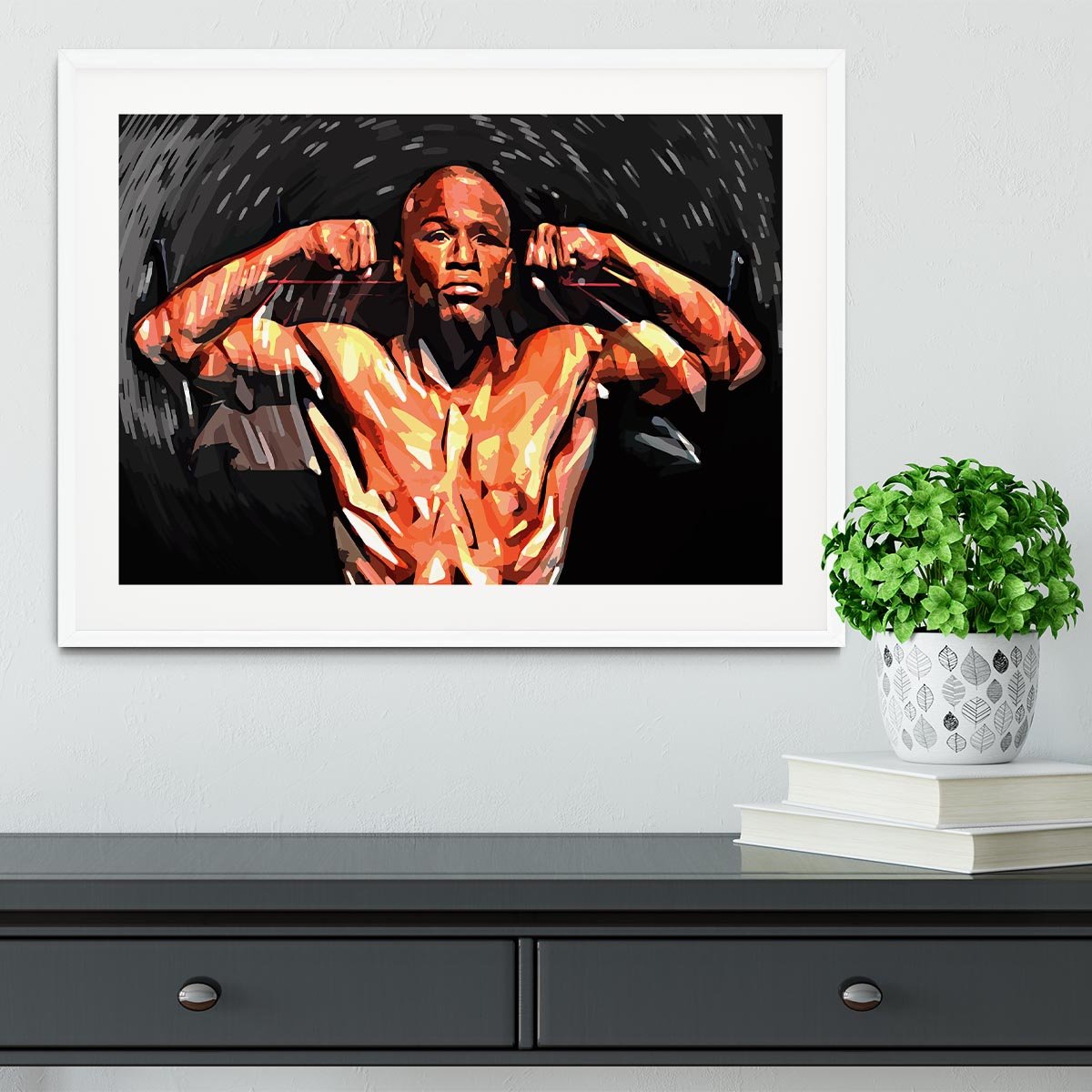 Floyd Mayweather Framed Print - Canvas Art Rocks - 5