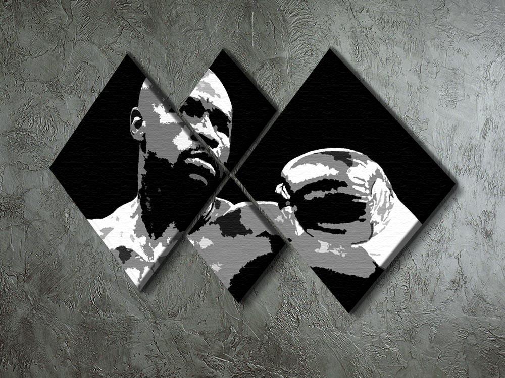 Floyd Mayweather Pop Art 4 Square Multi Panel Canvas - Canvas Art Rocks - 2
