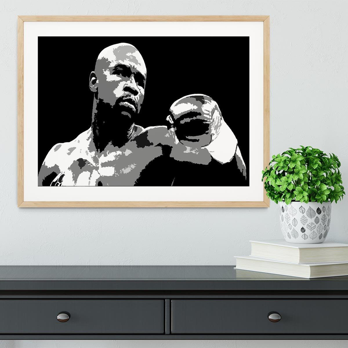 Floyd Mayweather Pop Art Framed Print - Canvas Art Rocks - 3