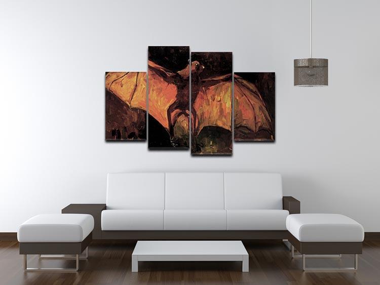 Flying Fox by Van Gogh 4 Split Panel Canvas - Canvas Art Rocks - 3
