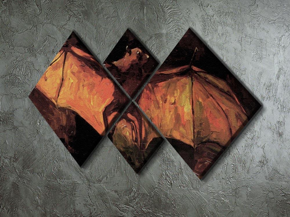 Flying Fox by Van Gogh 4 Square Multi Panel Canvas - Canvas Art Rocks - 2