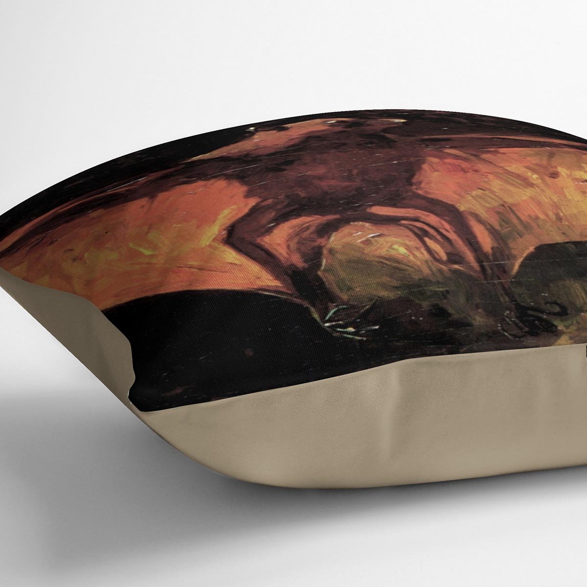 Flying Fox by Van Gogh Throw Pillow