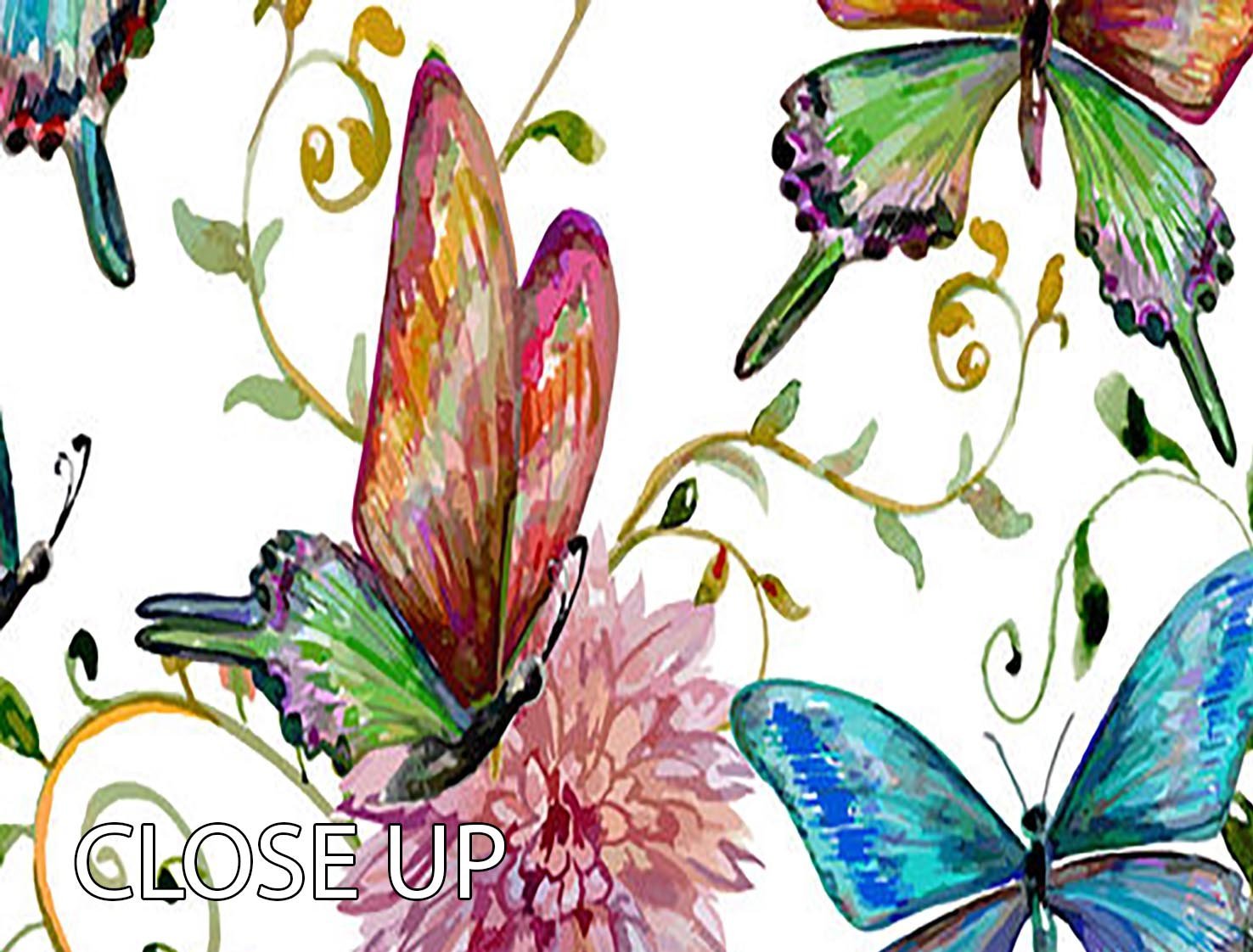Flying butterflies 3 Split Panel Canvas Print - Canvas Art Rocks - 3