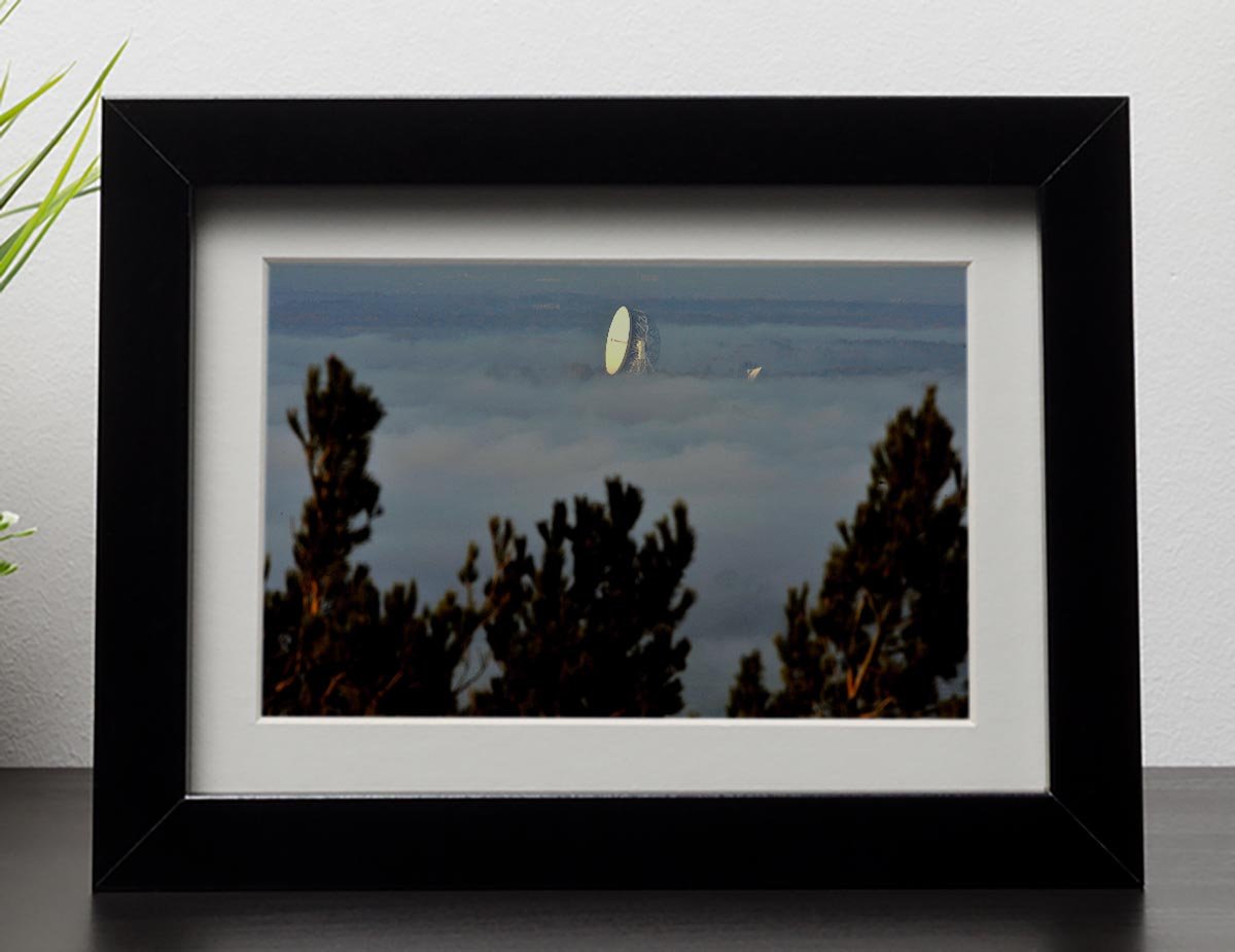 Fog at Jodrell Bank Framed Print - Canvas Art Rocks - 1
