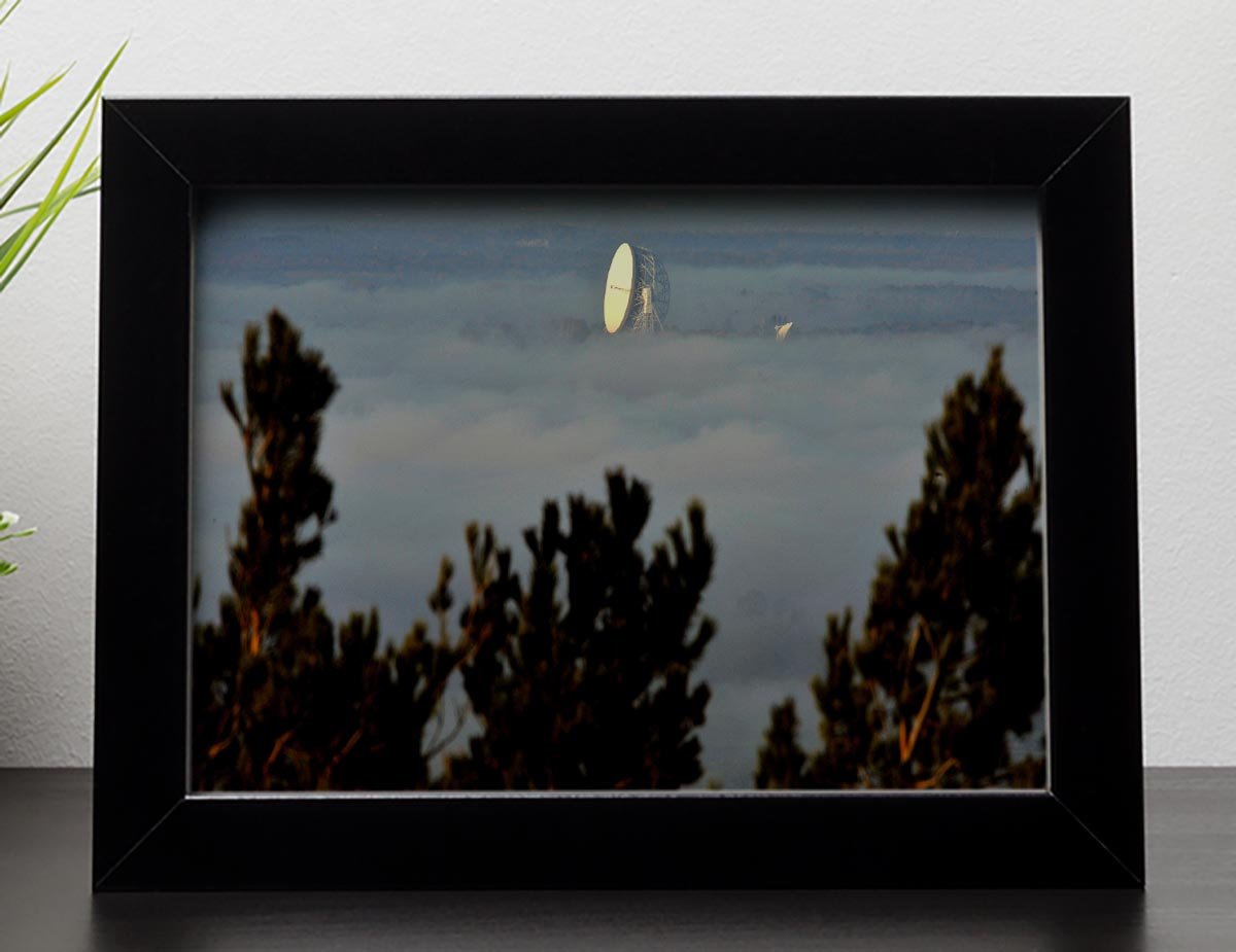 Fog at Jodrell Bank Framed Print - Canvas Art Rocks - 2