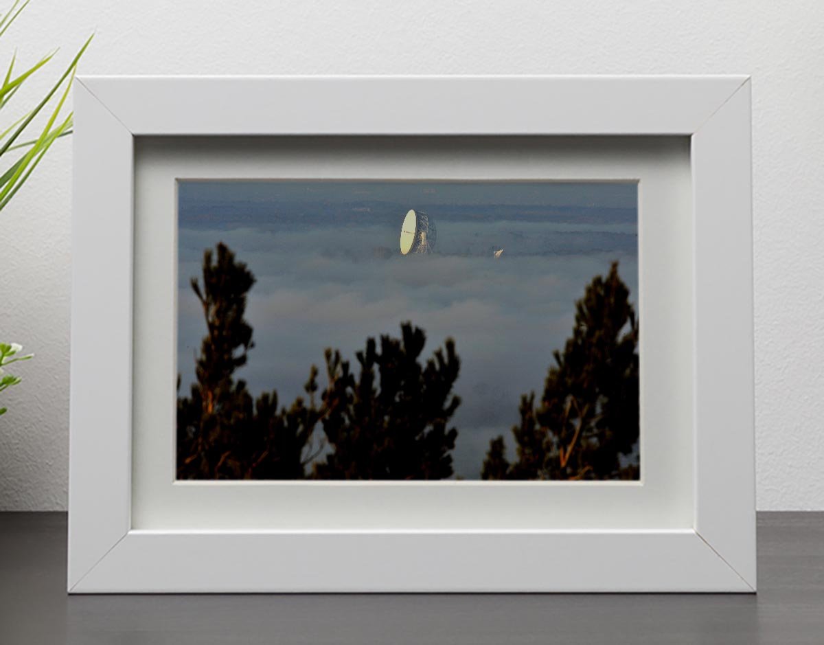 Fog at Jodrell Bank Framed Print - Canvas Art Rocks - 3