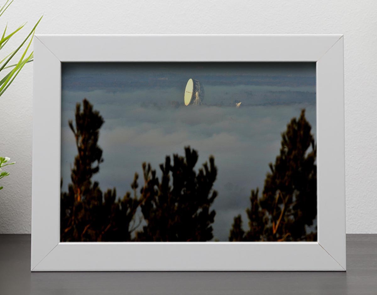 Fog at Jodrell Bank Framed Print - Canvas Art Rocks - 4