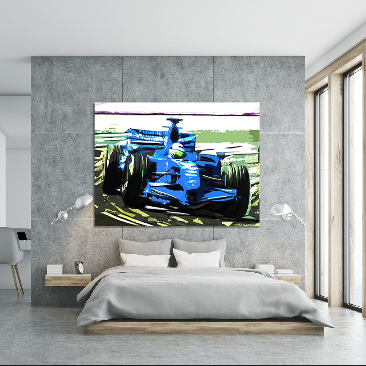 Formula One Racing Car Canvas Print or Poster