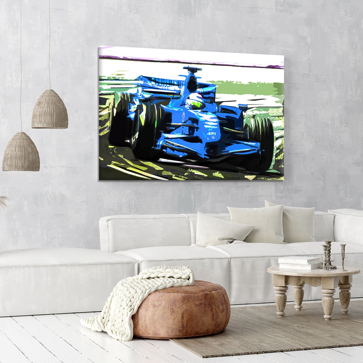 Formula One Racing Car Canvas Print or Poster