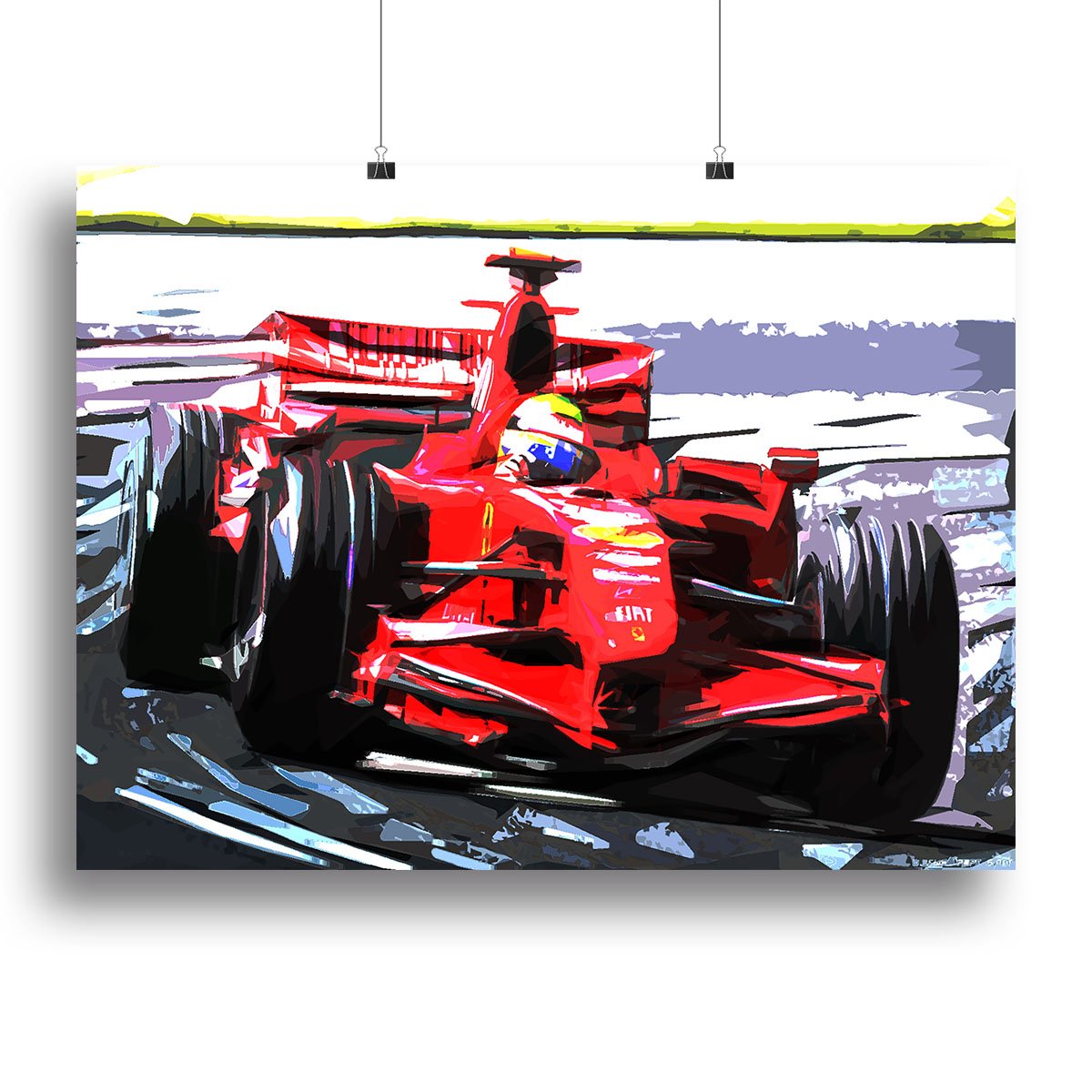 Formula One Racing Car Canvas Print or Poster