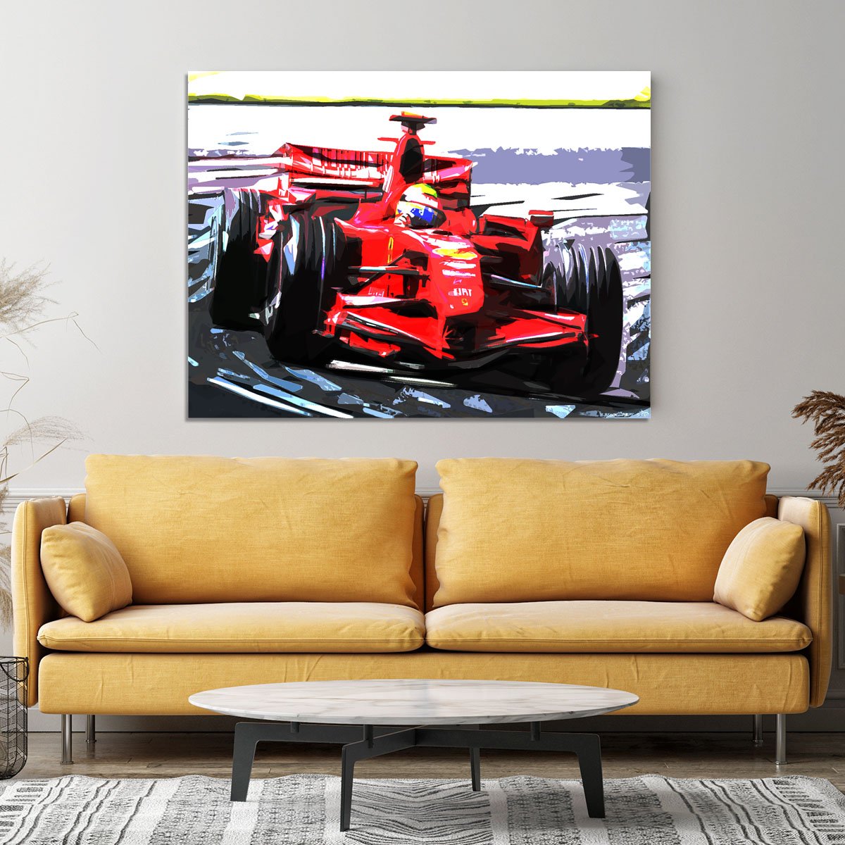 Formula One Racing Car Canvas Print or Poster