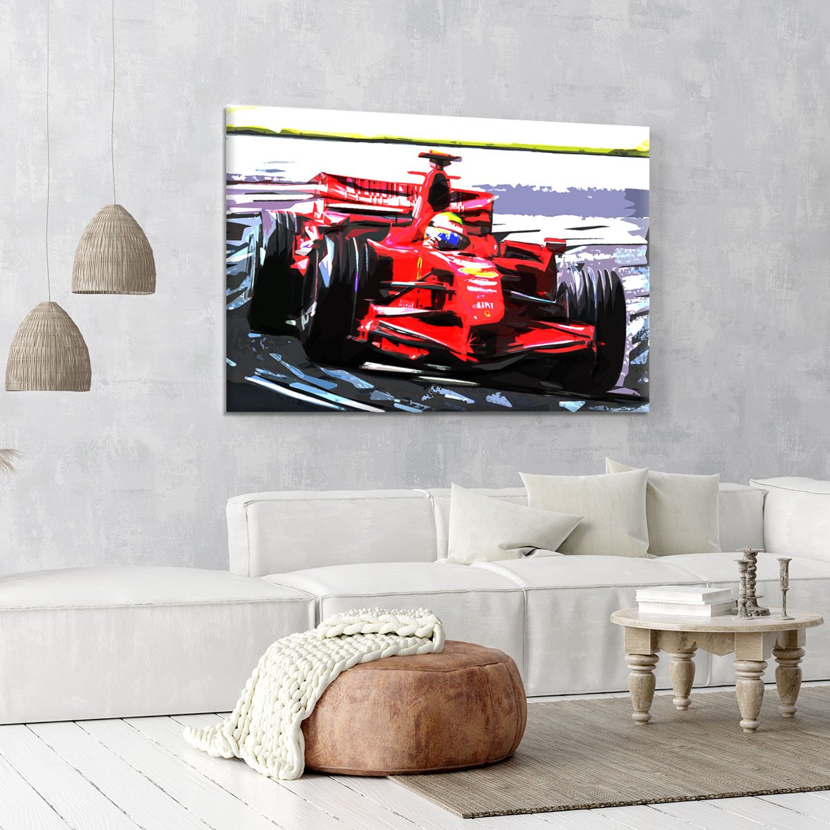 Formula One Racing Car Canvas Print or Poster