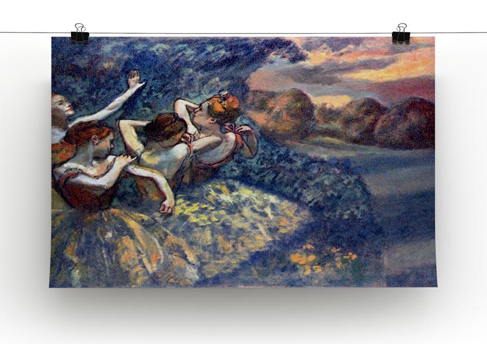 Four Dancers by Degas Canvas Print or Poster - Canvas Art Rocks - 2