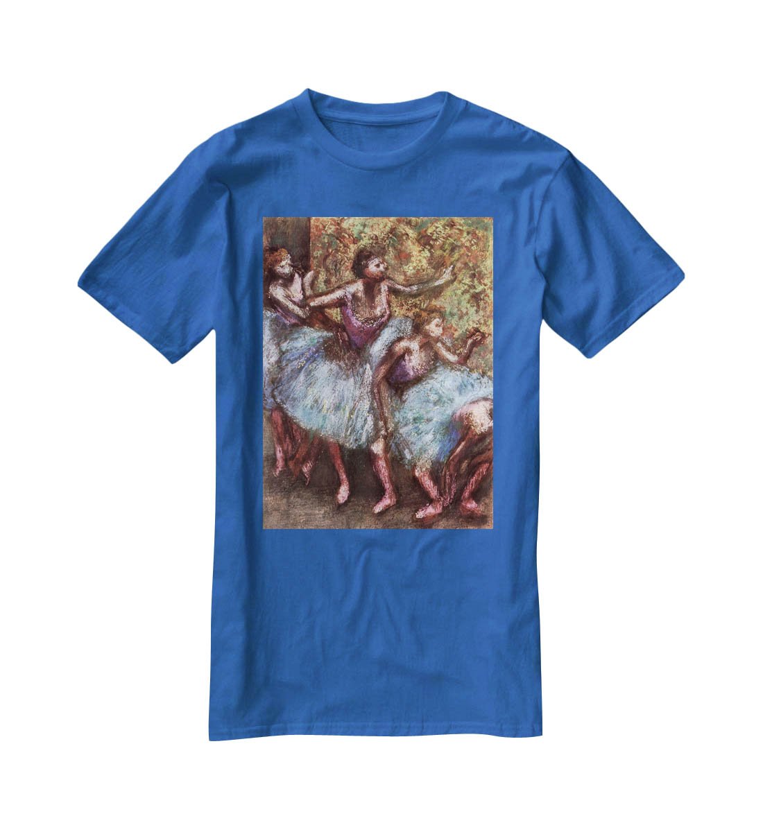 Four dancers behind the scenes 1 by Degas T-Shirt - Canvas Art Rocks - 2