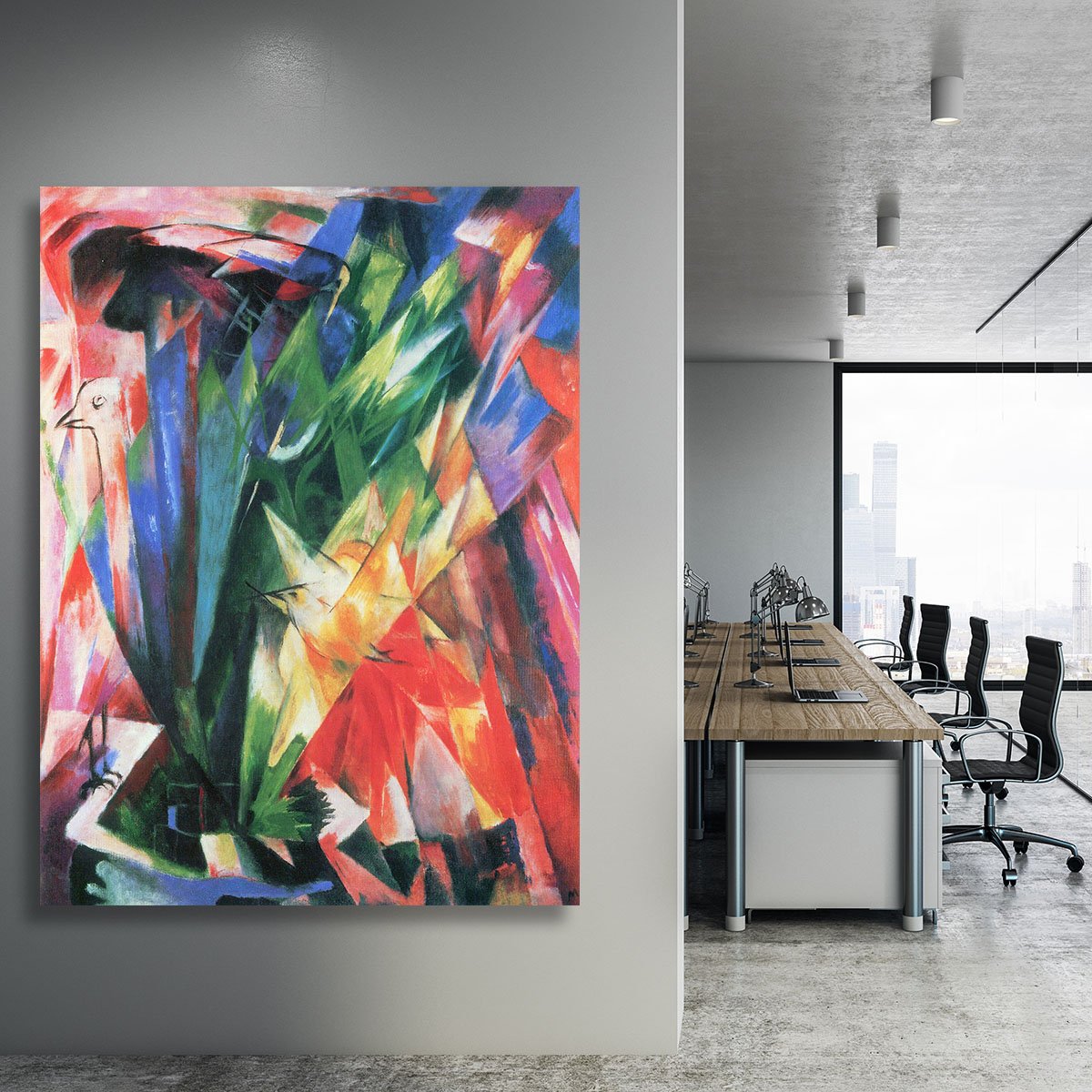 Fowl by Franz Marc Canvas Print or Poster