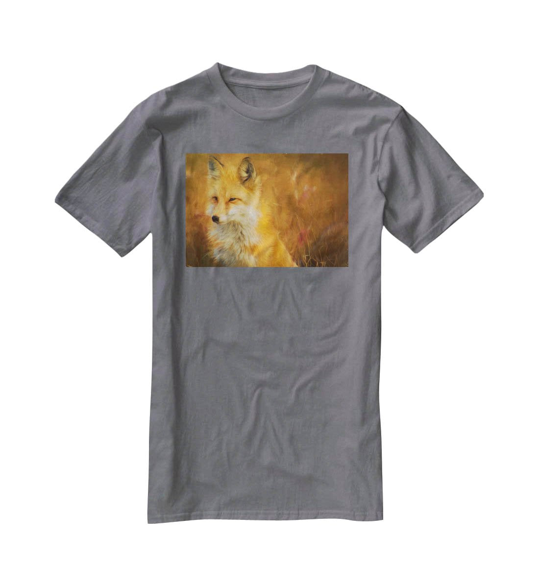 Fox Painting T-Shirt - Canvas Art Rocks - 3