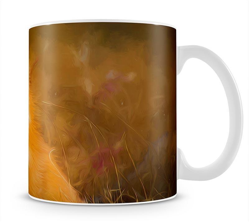 Fox Painting Mug - Canvas Art Rocks - 1