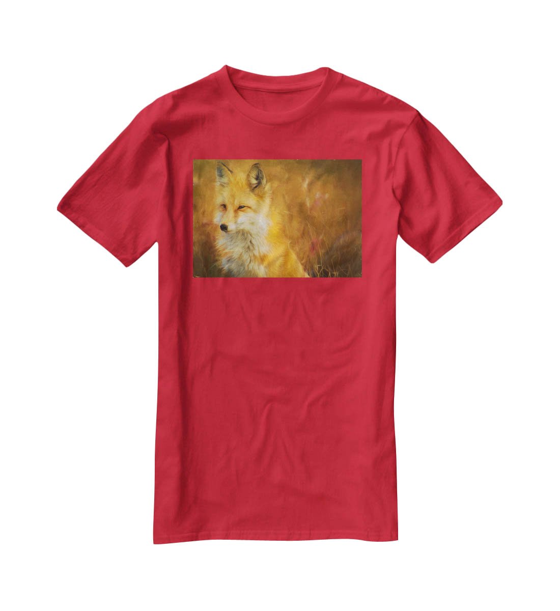 Fox Painting T-Shirt - Canvas Art Rocks - 4