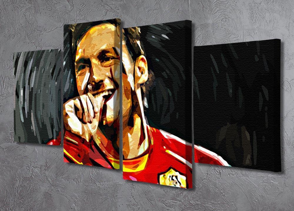 Francesco Totti 4 Split Panel Canvas - Canvas Art Rocks - 2