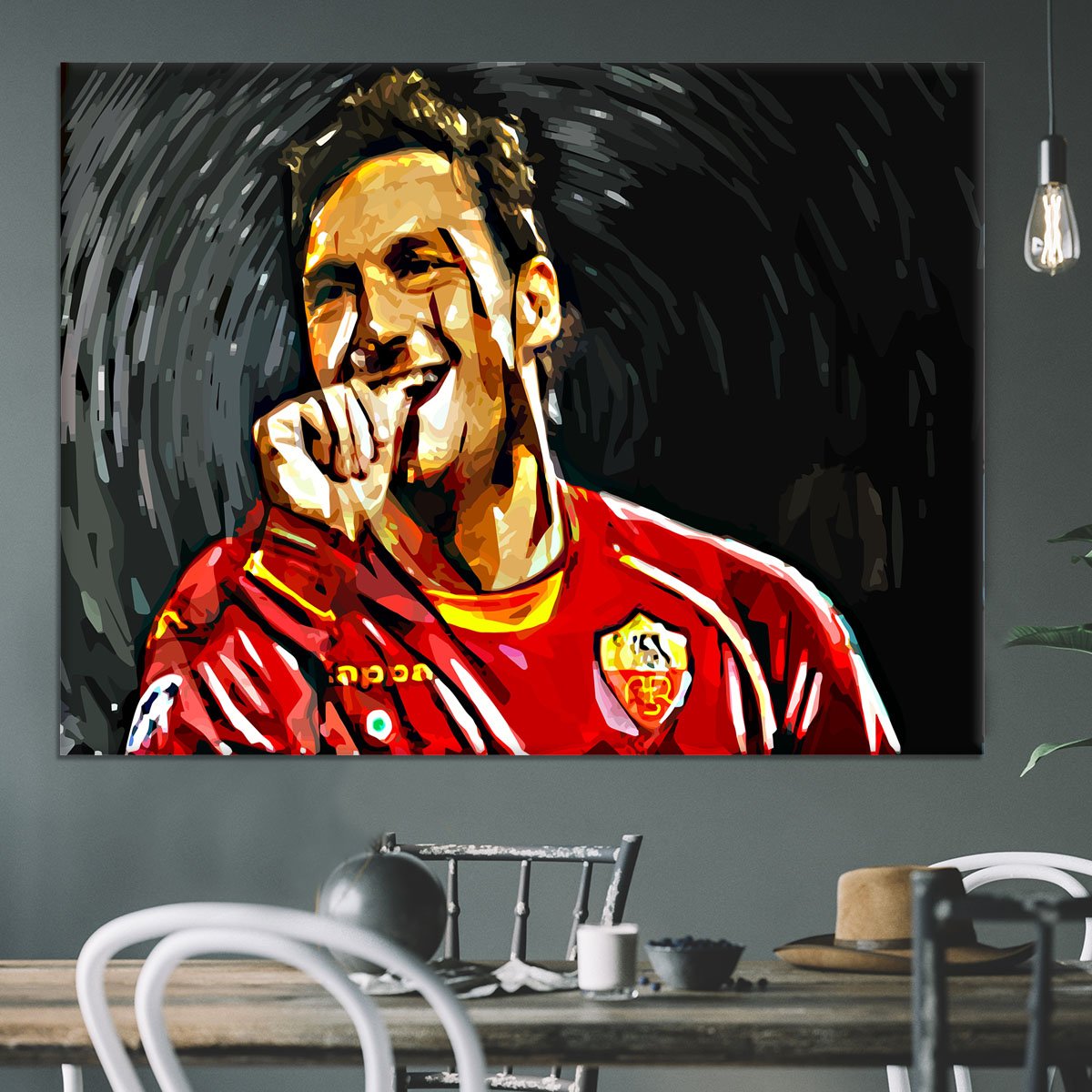Francesco Totti Canvas Print or Poster