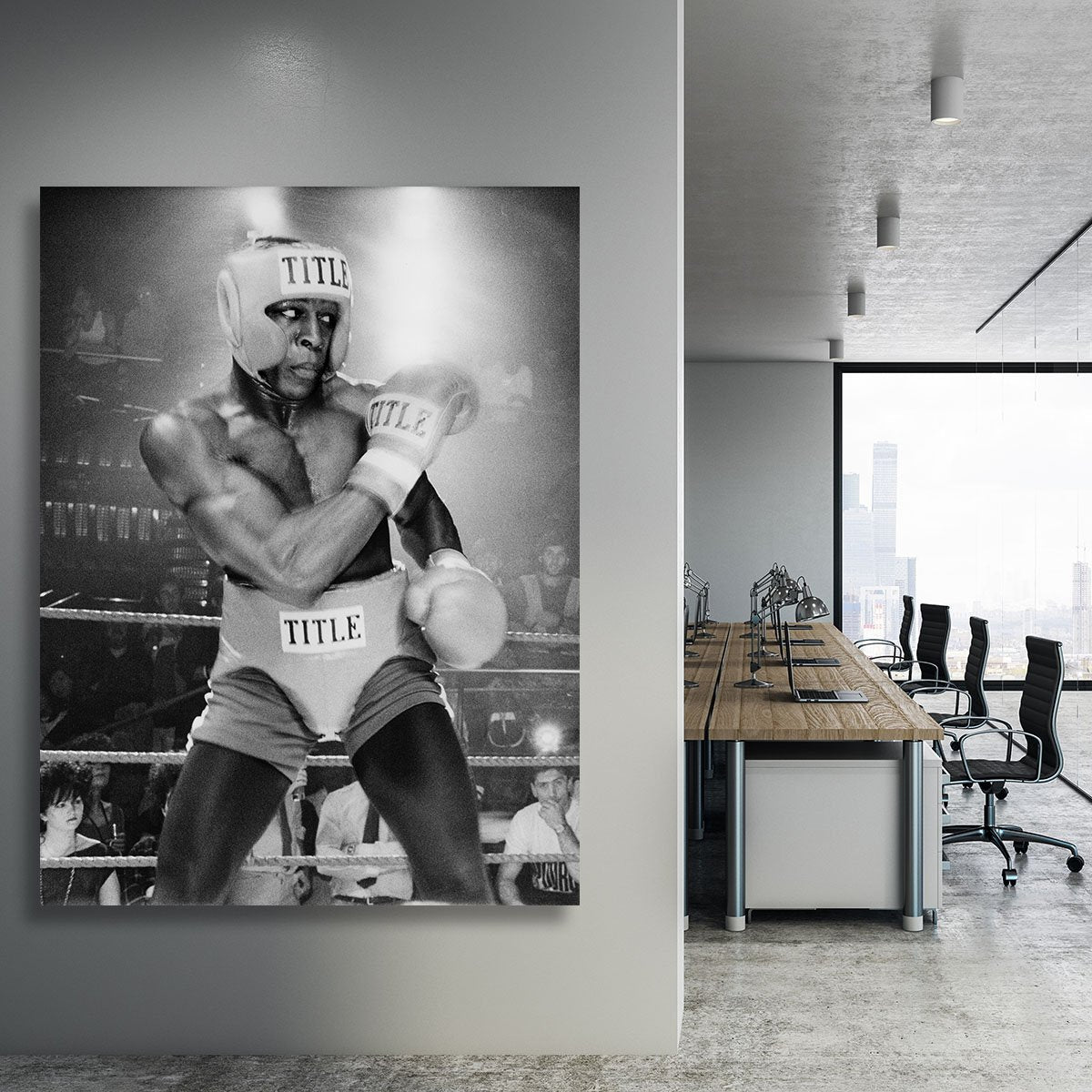 Frank Bruno in 1984 Canvas Print or Poster