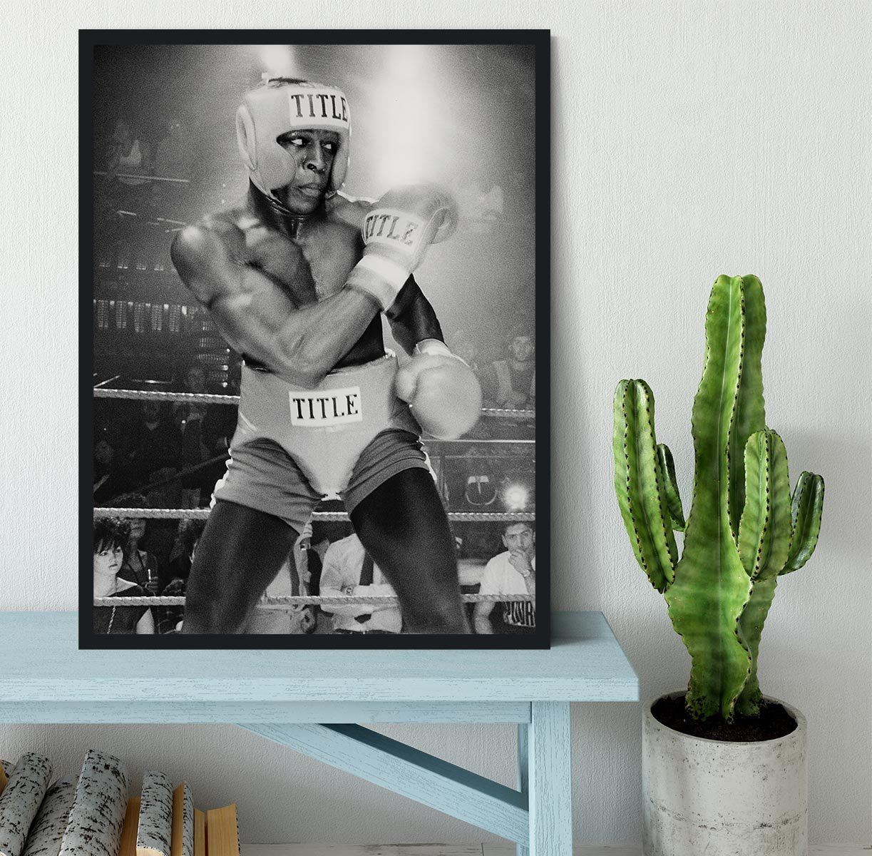 Frank Bruno in 1984 Framed Print - Canvas Art Rocks - 2
