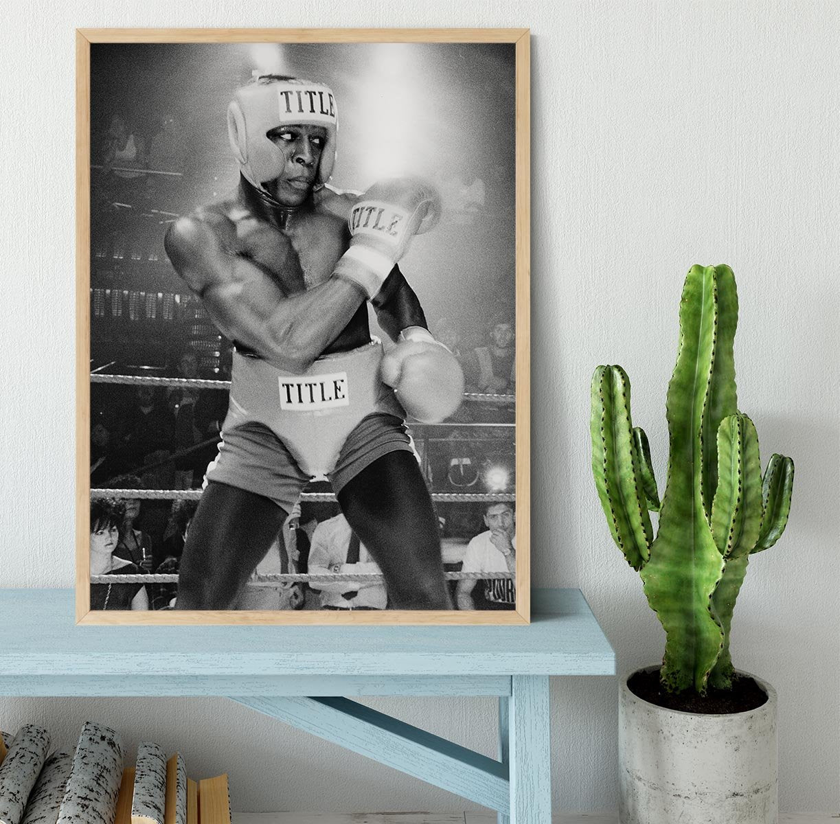 Frank Bruno in 1984 Framed Print - Canvas Art Rocks - 4
