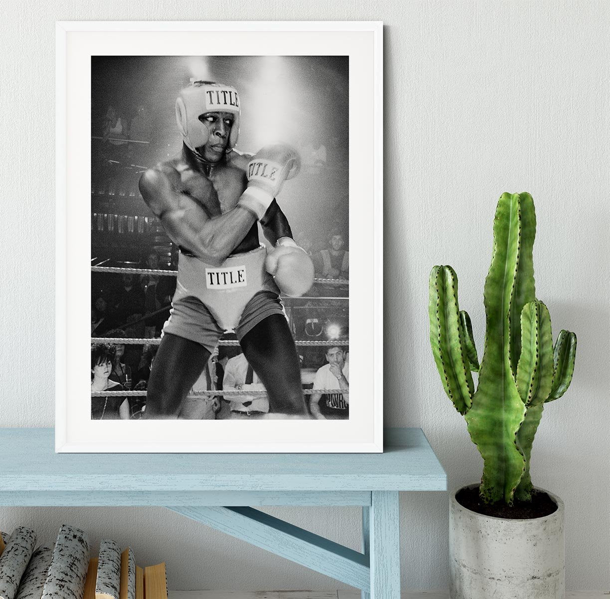 Frank Bruno in 1984 Framed Print - Canvas Art Rocks - 5