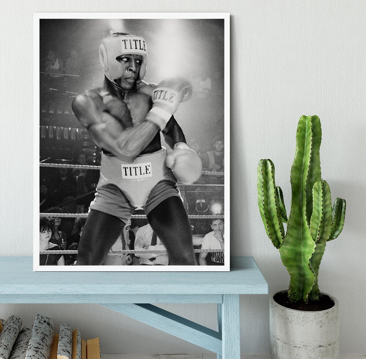 Frank Bruno in 1984 Framed Print - Canvas Art Rocks -6