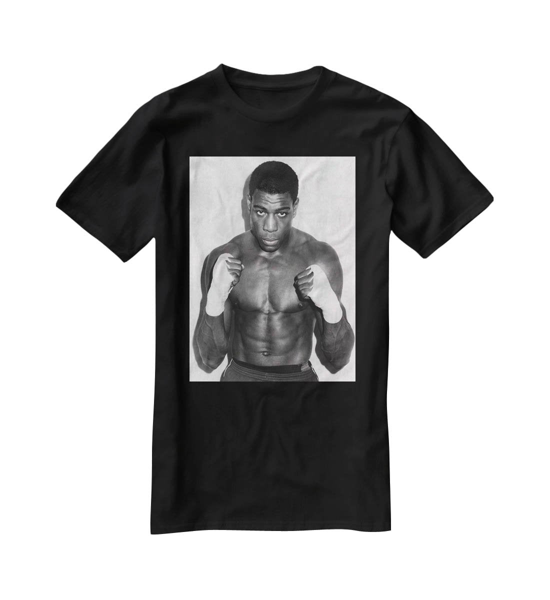Frank Bruno in 1986 T-Shirt - Canvas Art Rocks - 1