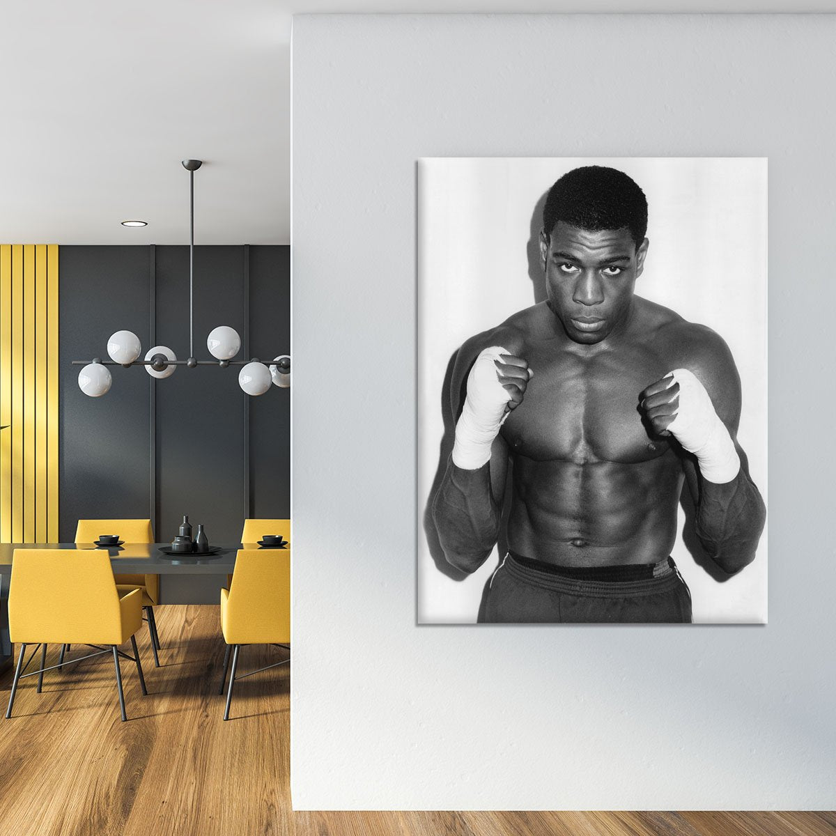Frank Bruno in 1986 Canvas Print or Poster