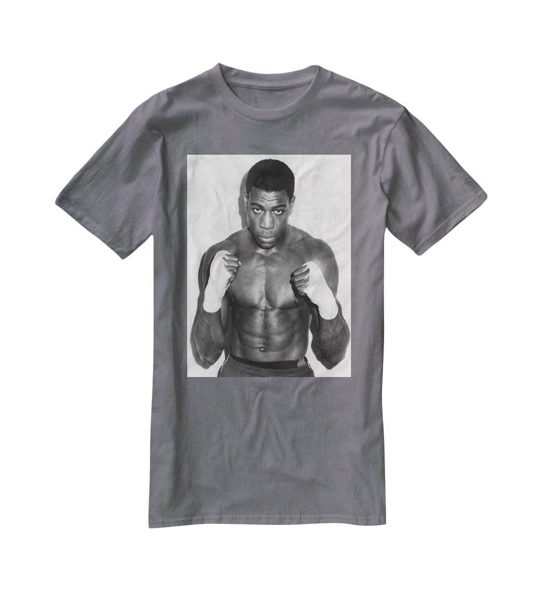 Frank Bruno in 1986 T-Shirt - Canvas Art Rocks - 3