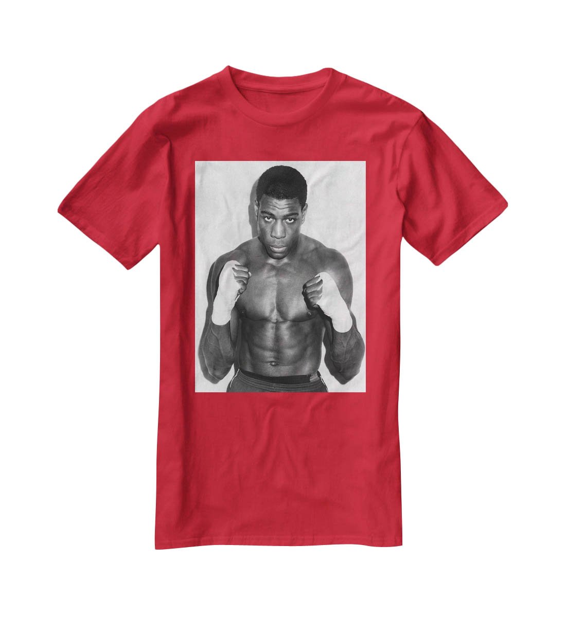 Frank Bruno in 1986 T-Shirt - Canvas Art Rocks - 4