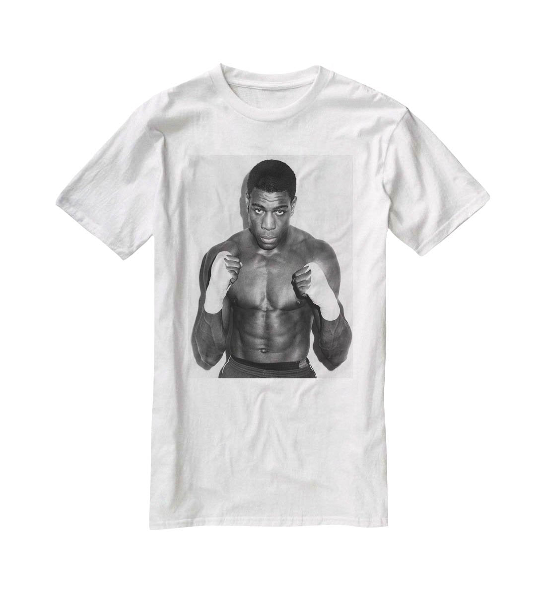 Frank Bruno in 1986 T-Shirt - Canvas Art Rocks - 5