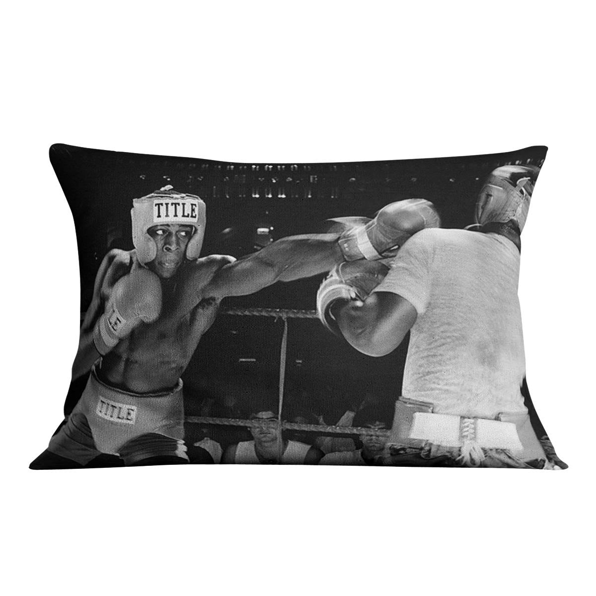 Frank Bruno sparring Cushion