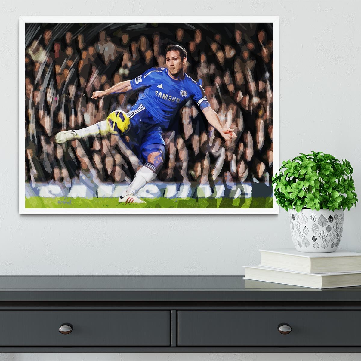 Frank Lampard Framed Print - Canvas Art Rocks -6