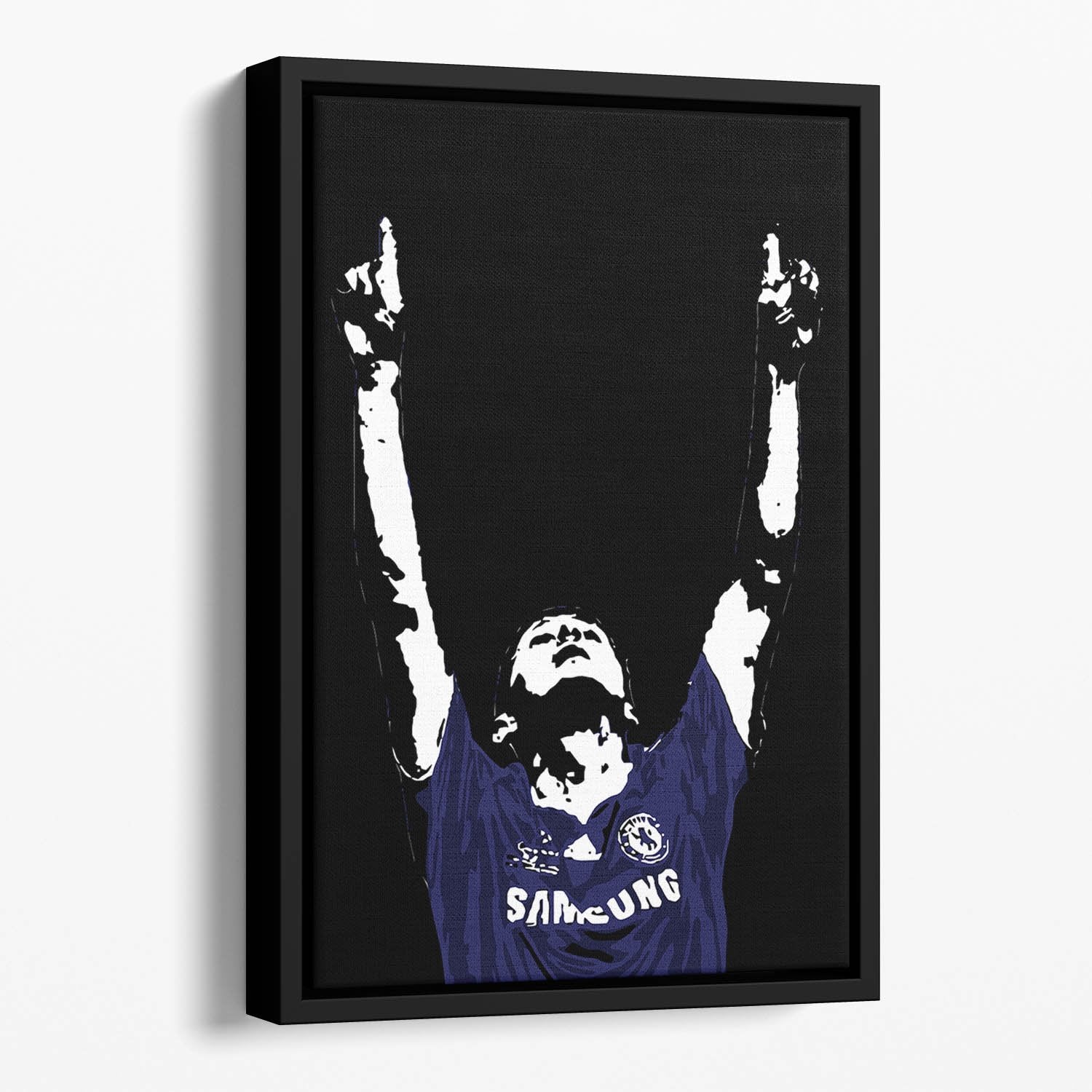 Frank Lampard Pop Art Floating Framed Canvas
