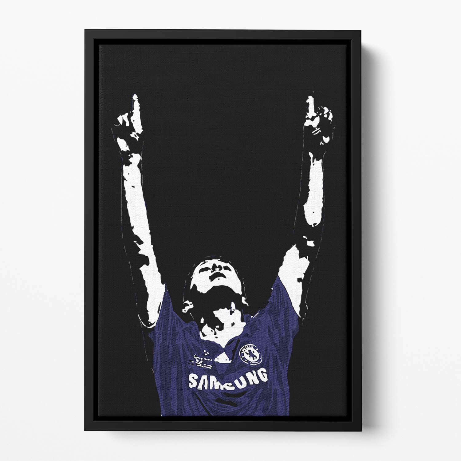 Frank Lampard Pop Art Floating Framed Canvas