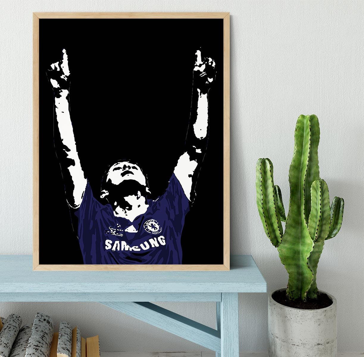 Frank Lampard Pop Art Framed Print - Canvas Art Rocks - 4