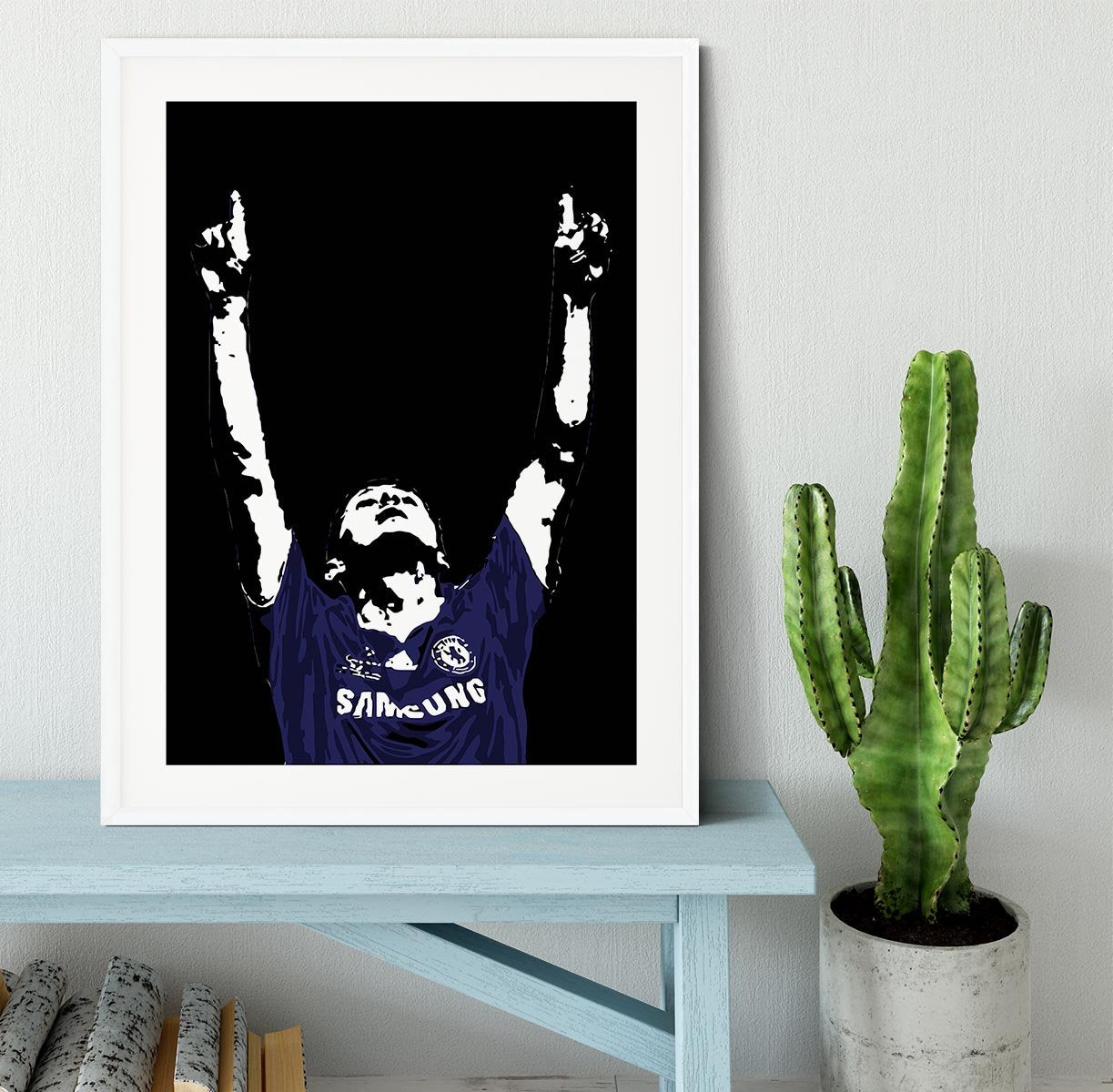 Frank Lampard Pop Art Framed Print - Canvas Art Rocks - 5