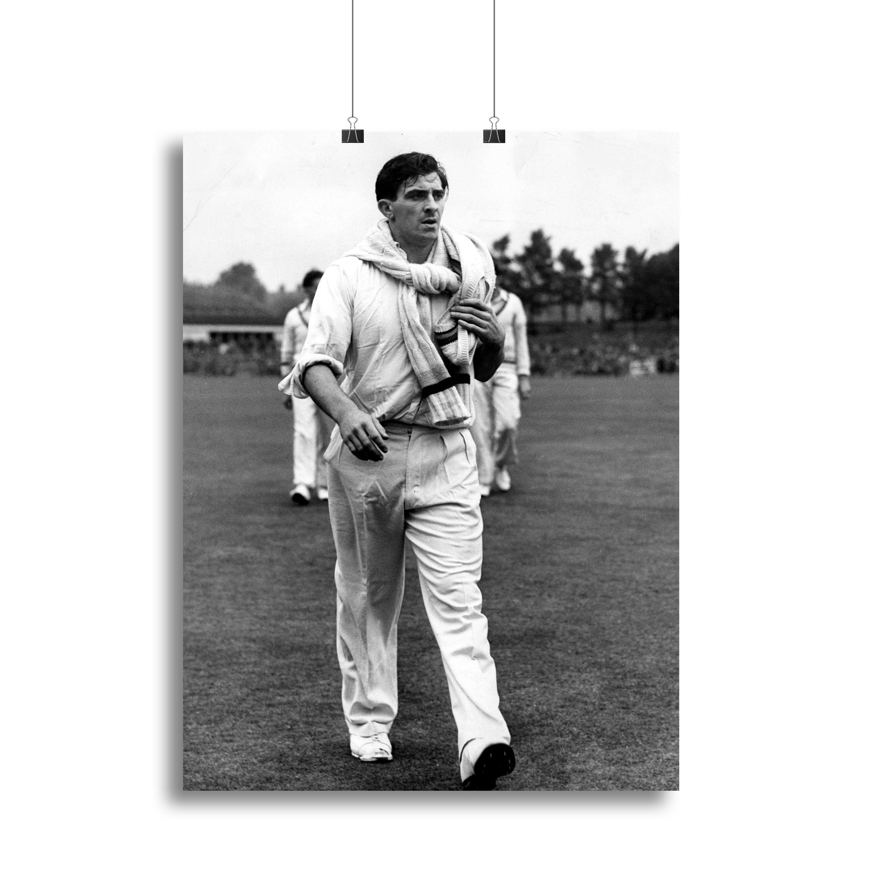 Fred Trueman 1954 Canvas Print or Poster