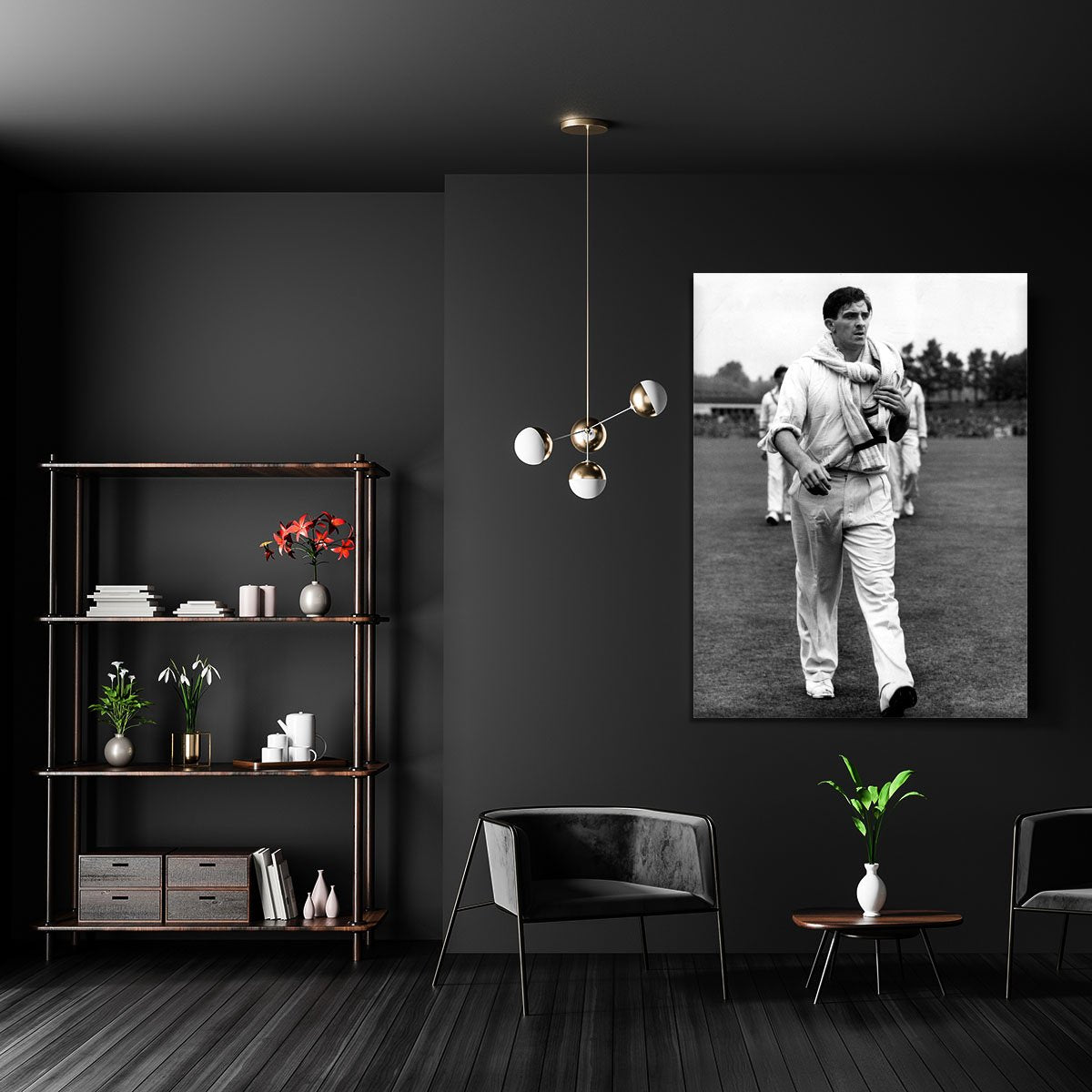 Fred Trueman 1954 Canvas Print or Poster