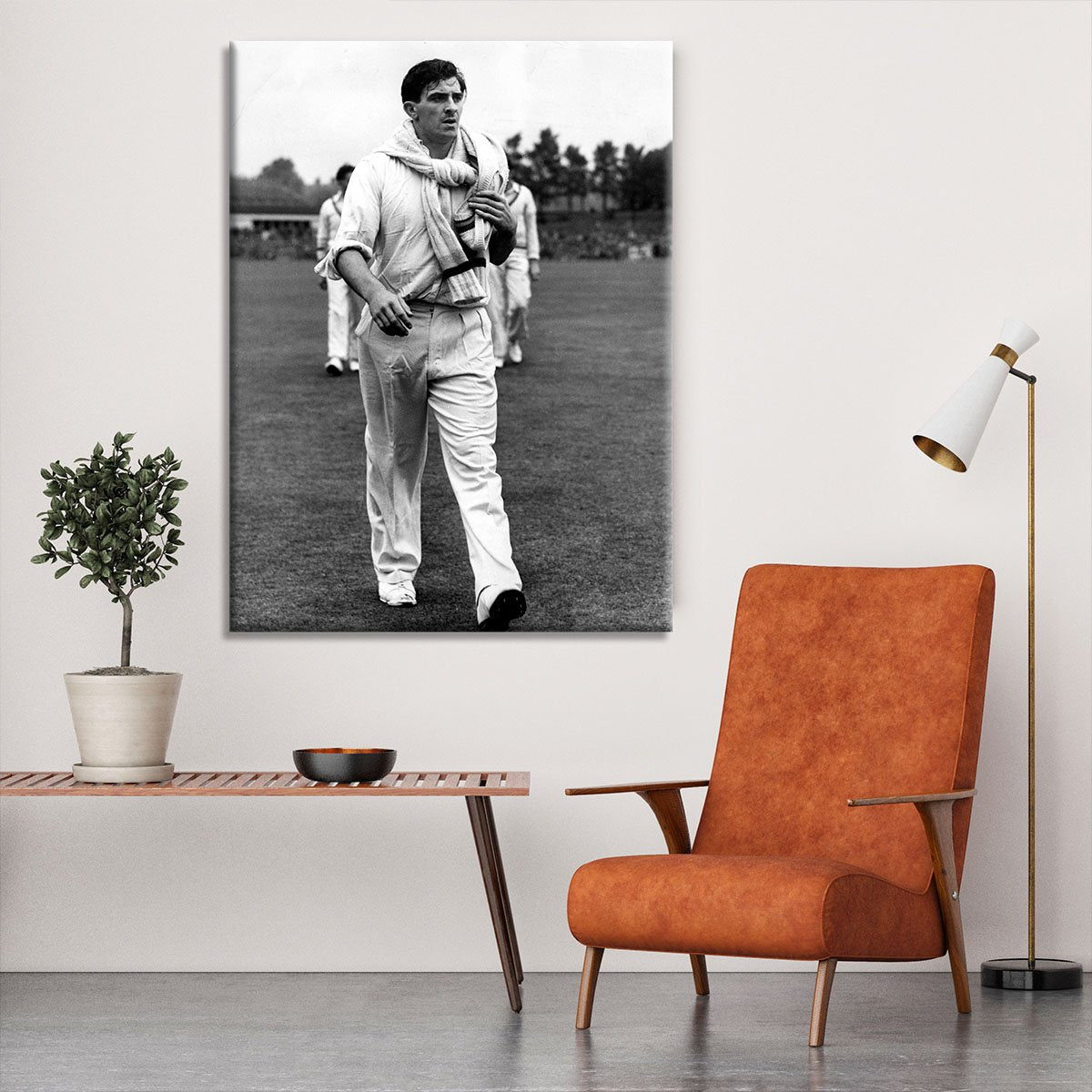 Fred Trueman 1954 Canvas Print or Poster